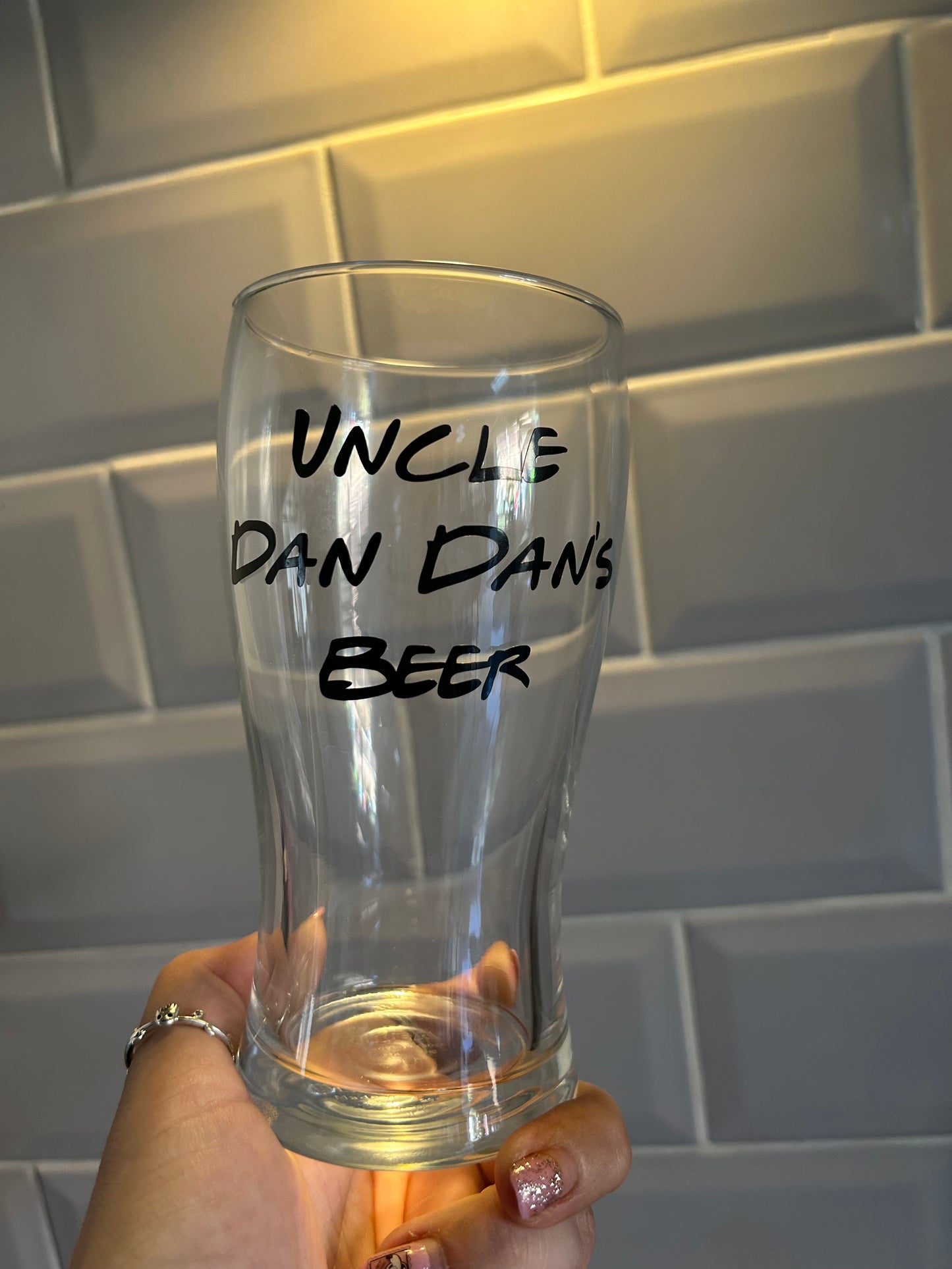 Personalised Pint glass