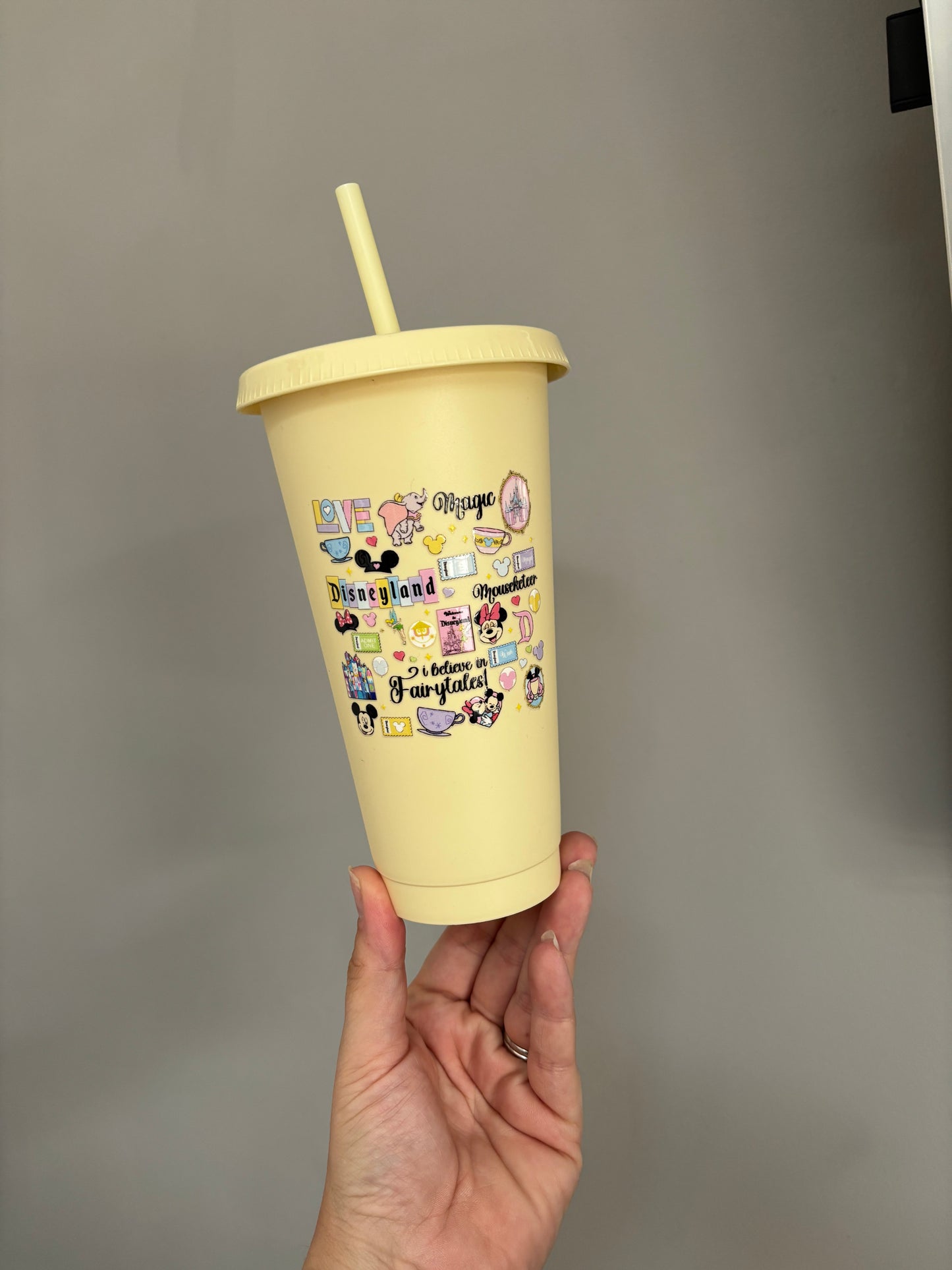 Disneyland lemon 24oz cold cup