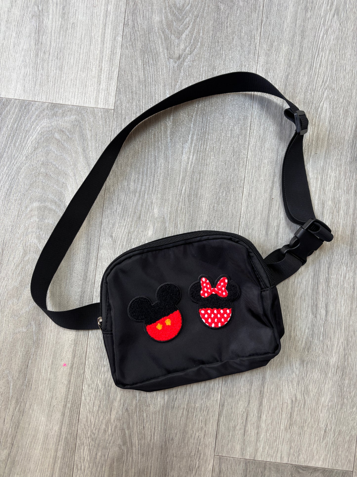 Mickey/Minnie Fanny pack bum bag black