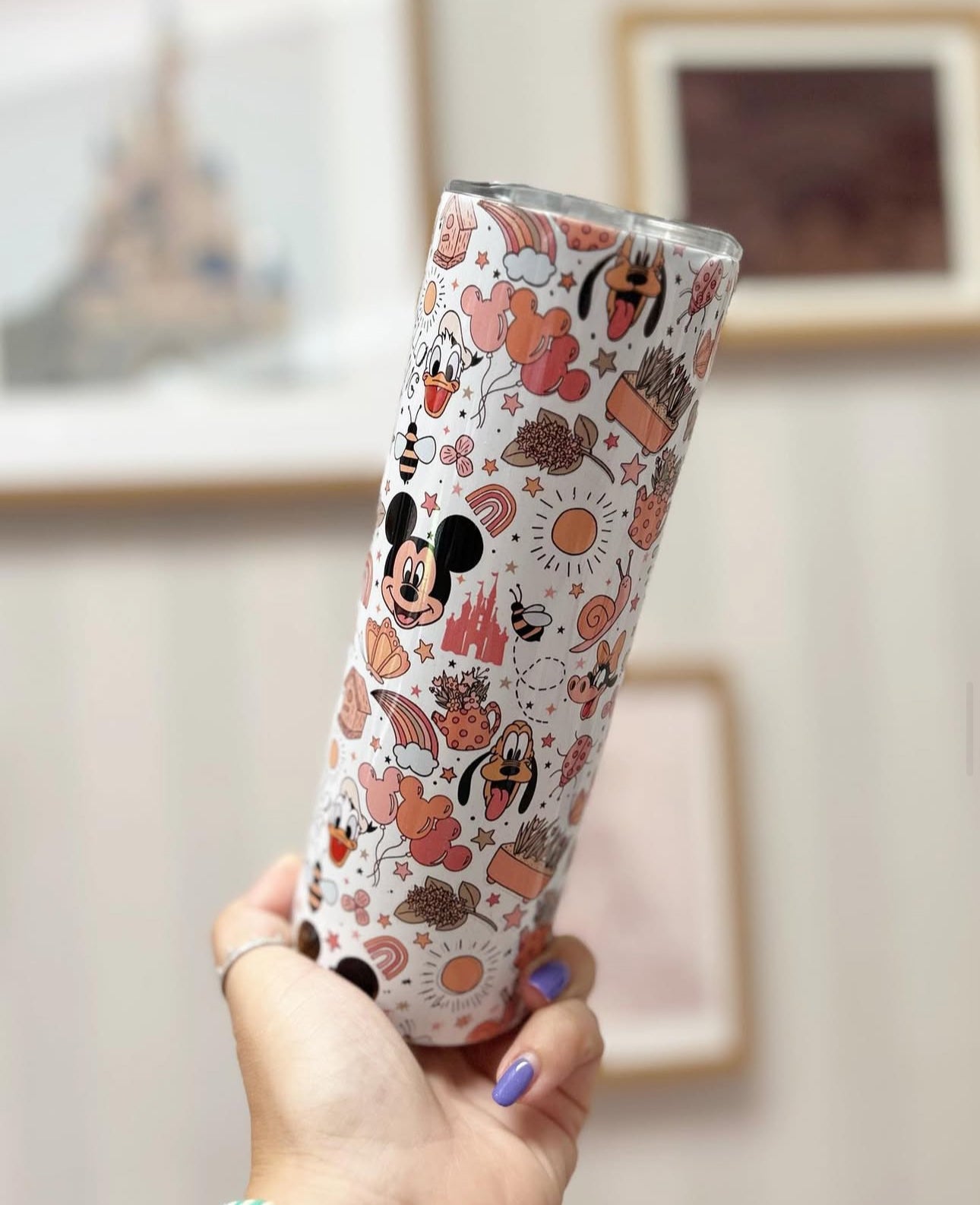 Hello spring Disney 20oz tumbler