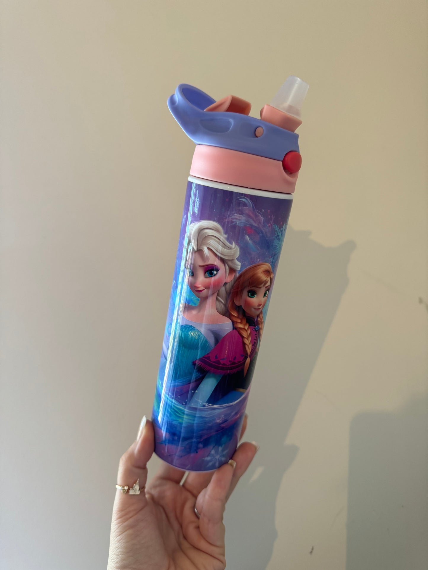 Personalised Frozen Children's water bottle