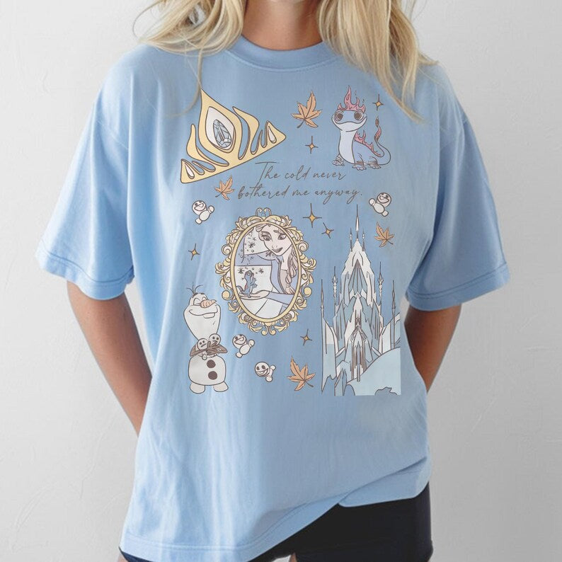 The cold never bothered me anyway
