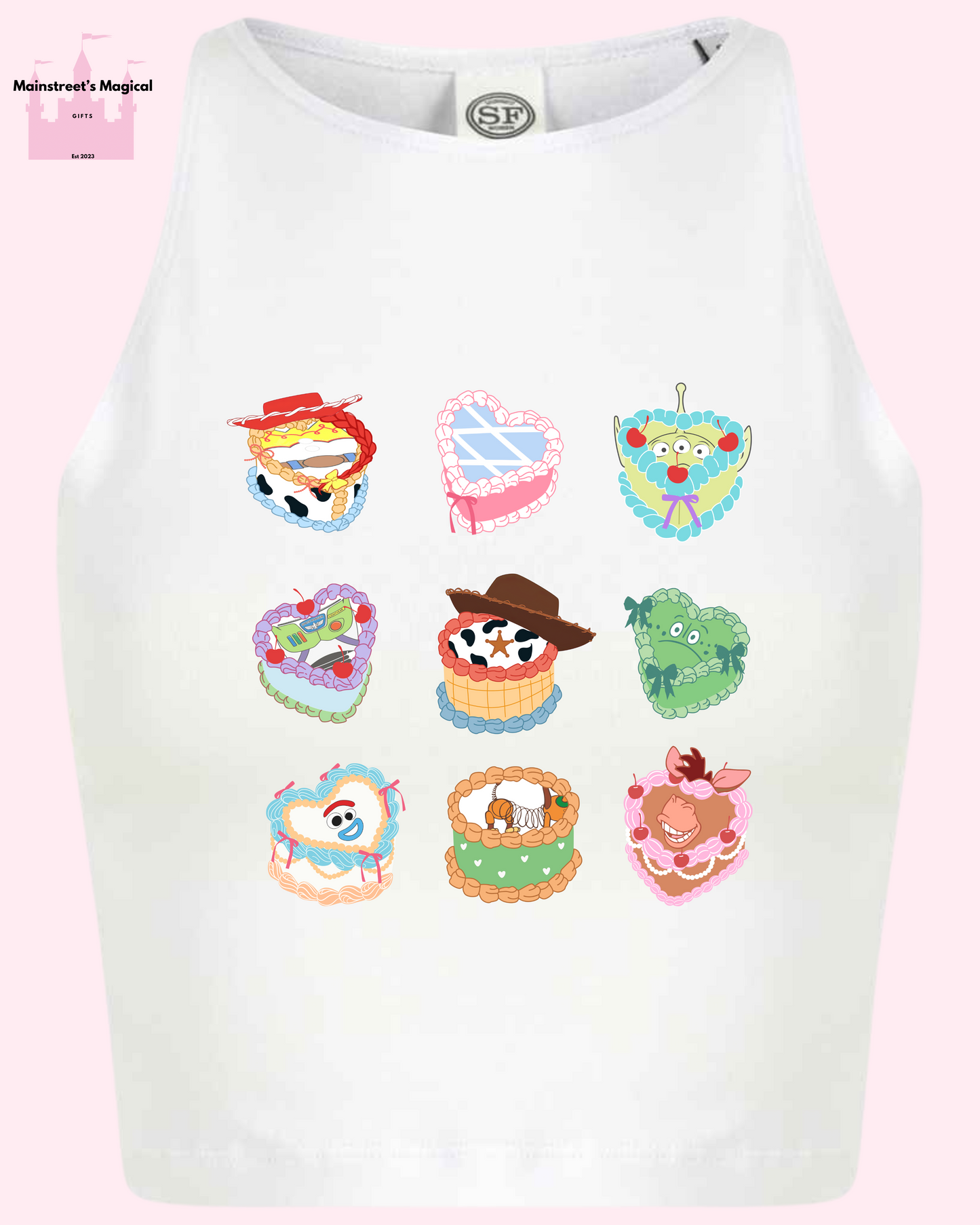 Toy Story cakes Tank Top