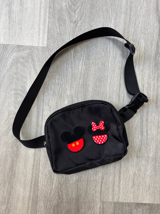 Mickey/Minnie Fanny pack bum bag black