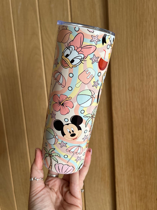 Disney & friends summer vibes 20oz tumbler