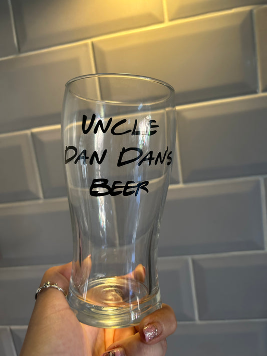 Personalised Pint glass