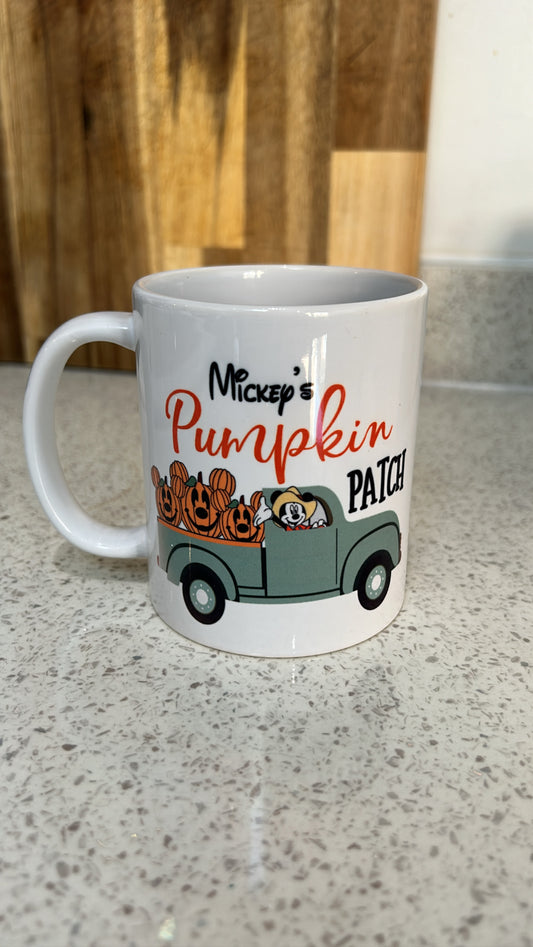 Mickey's Pumpkin Patch mug