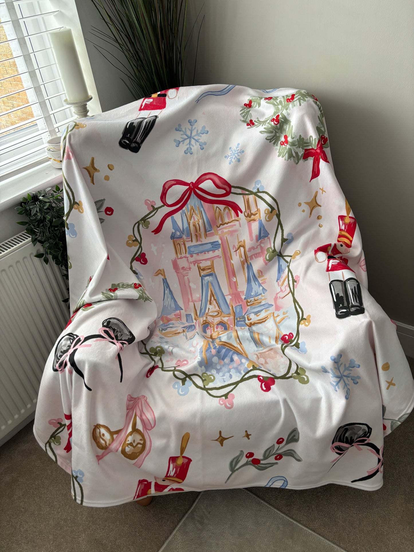 Christmas Magical Castle Blanket