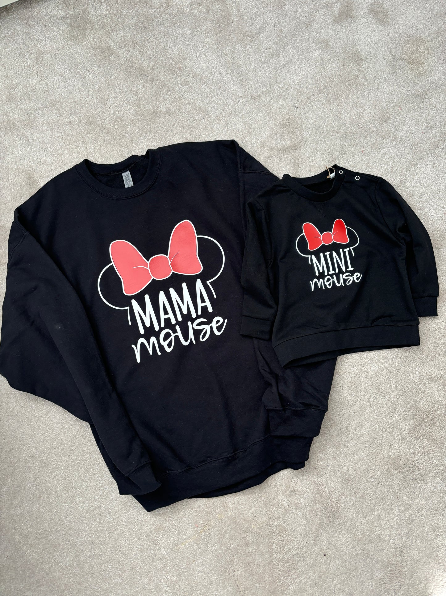 ‘Mini Mouse’ jumper - Matching Mama available to order