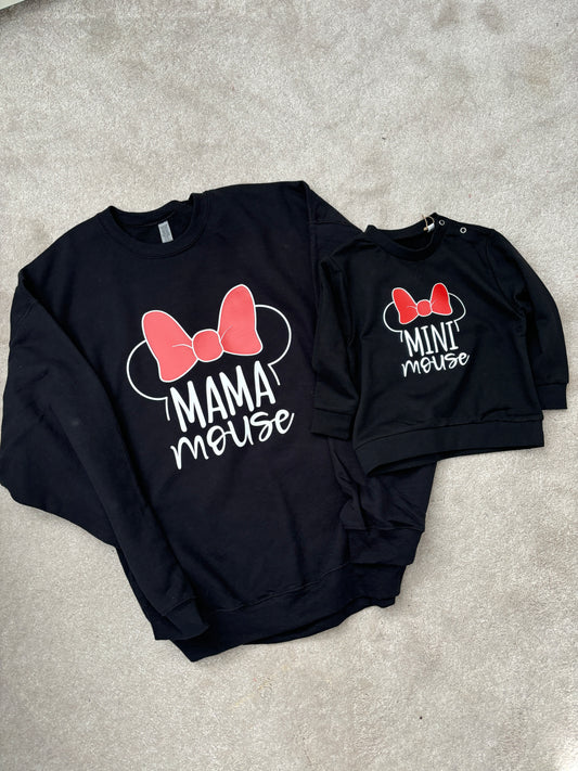 ‘Mini Mouse’ jumper - Matching Mama available to order