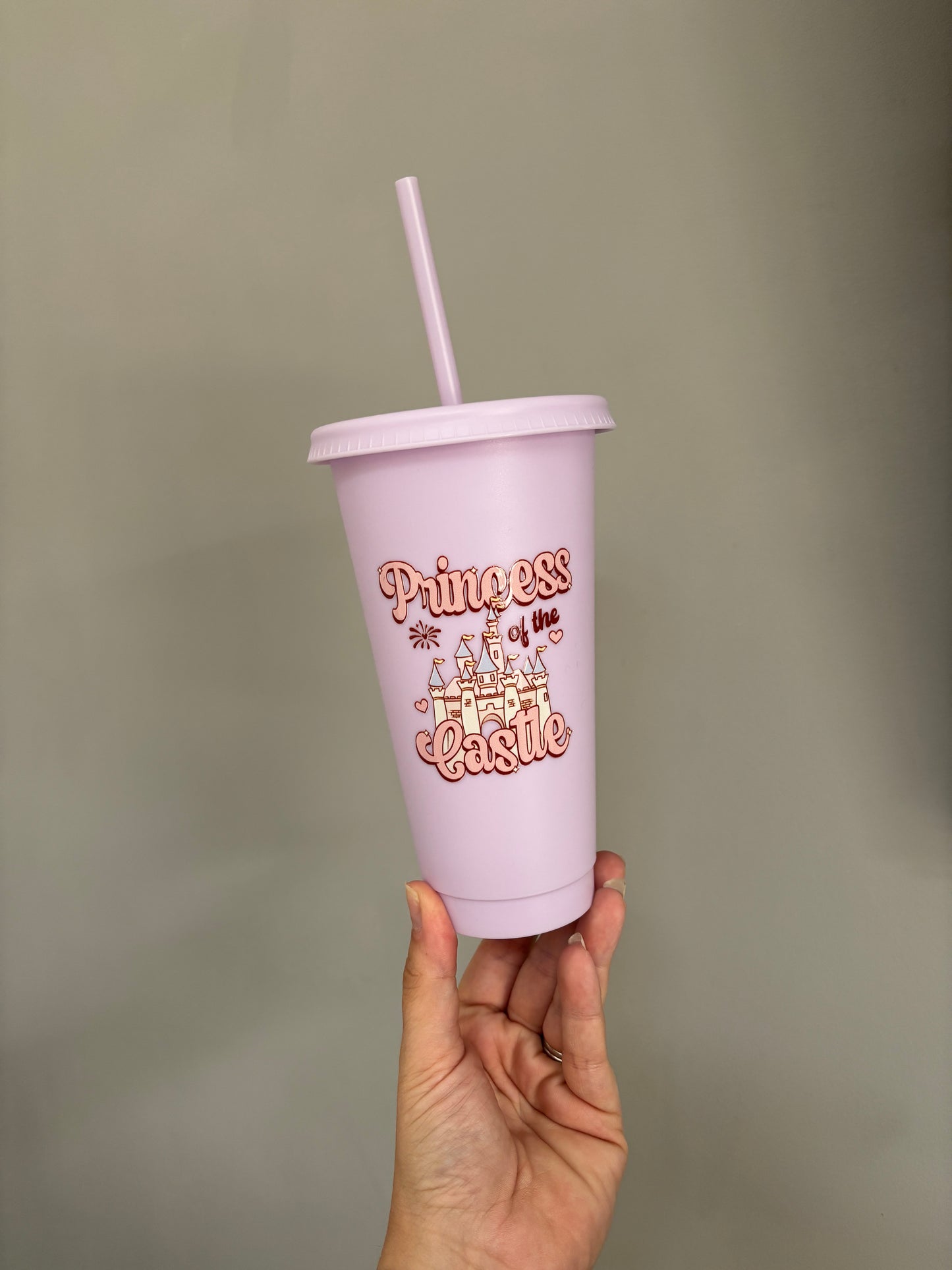 Princess of the castle lilac cold cup 24oz