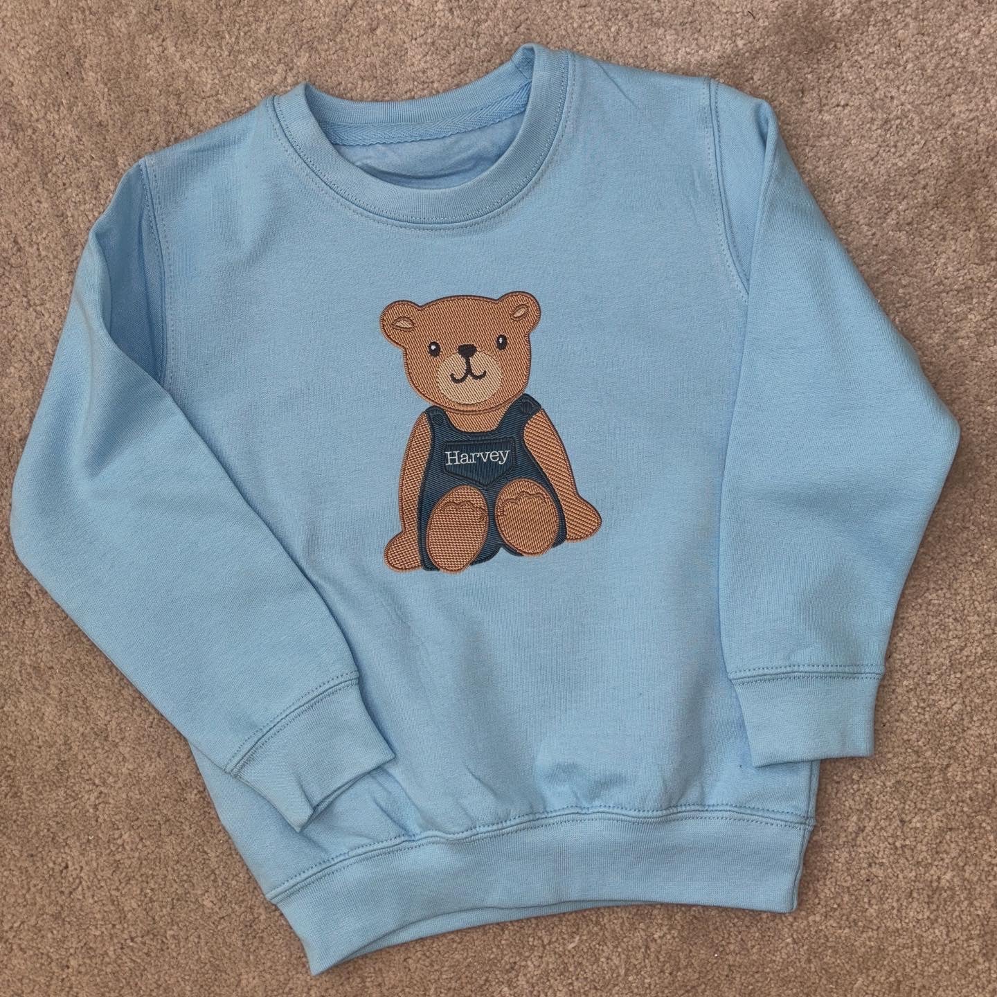 Personalised bear sweatshirt - Boys