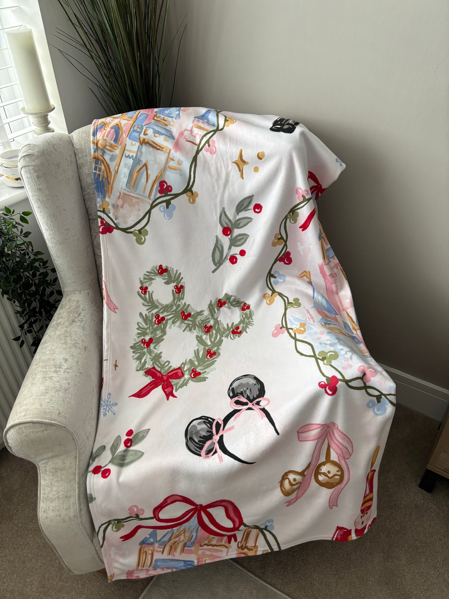 Christmas Magical Castle Blanket