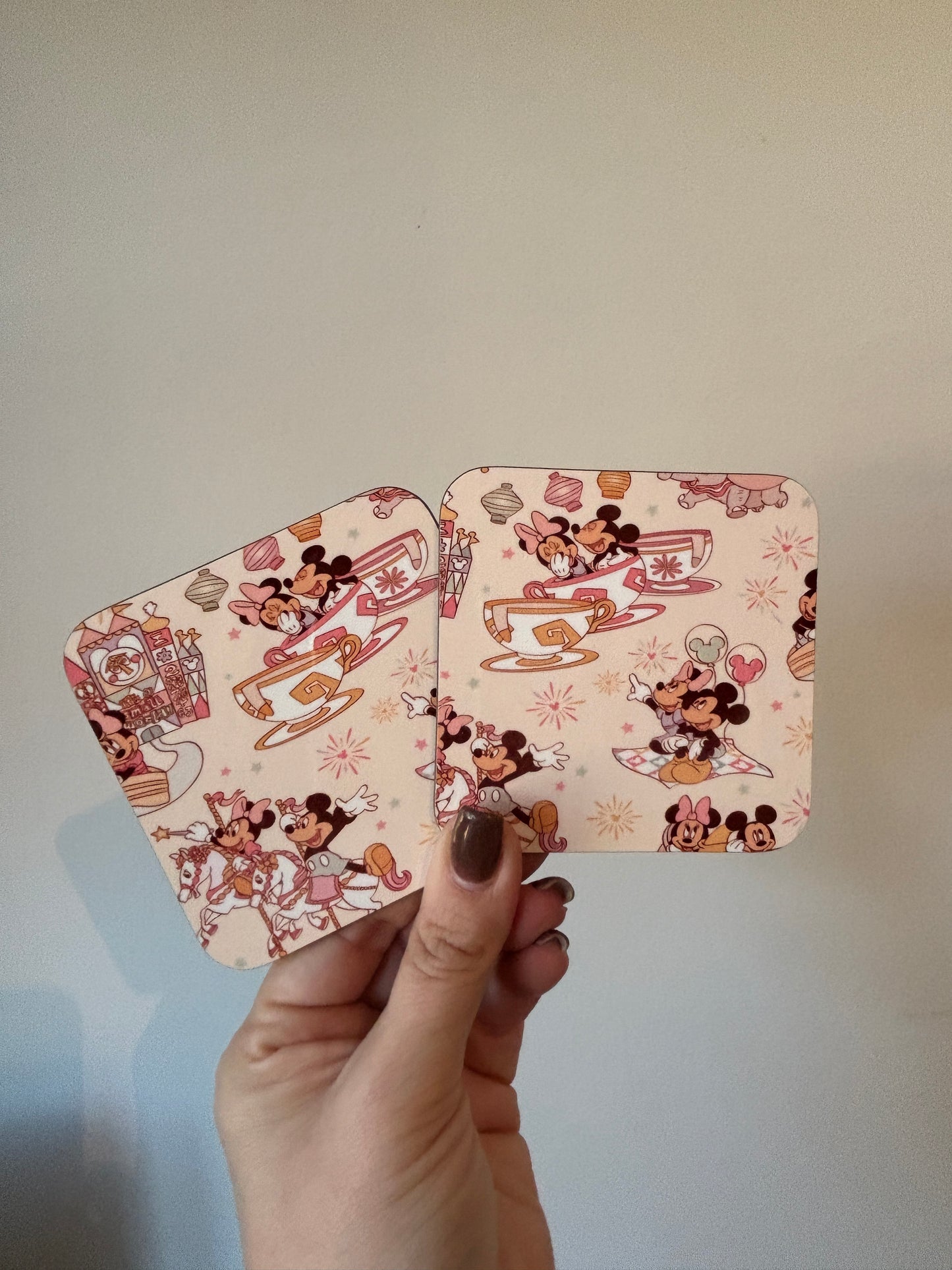 Fantasyland drinks coaster