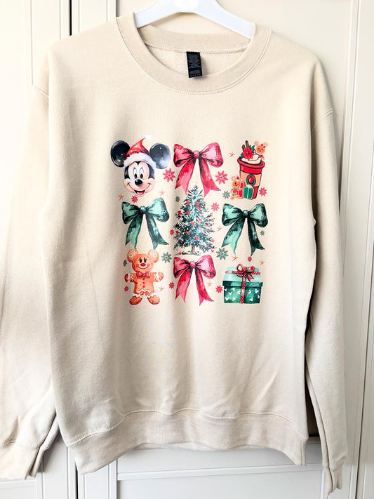 Mickey Christmas sweatshirt
