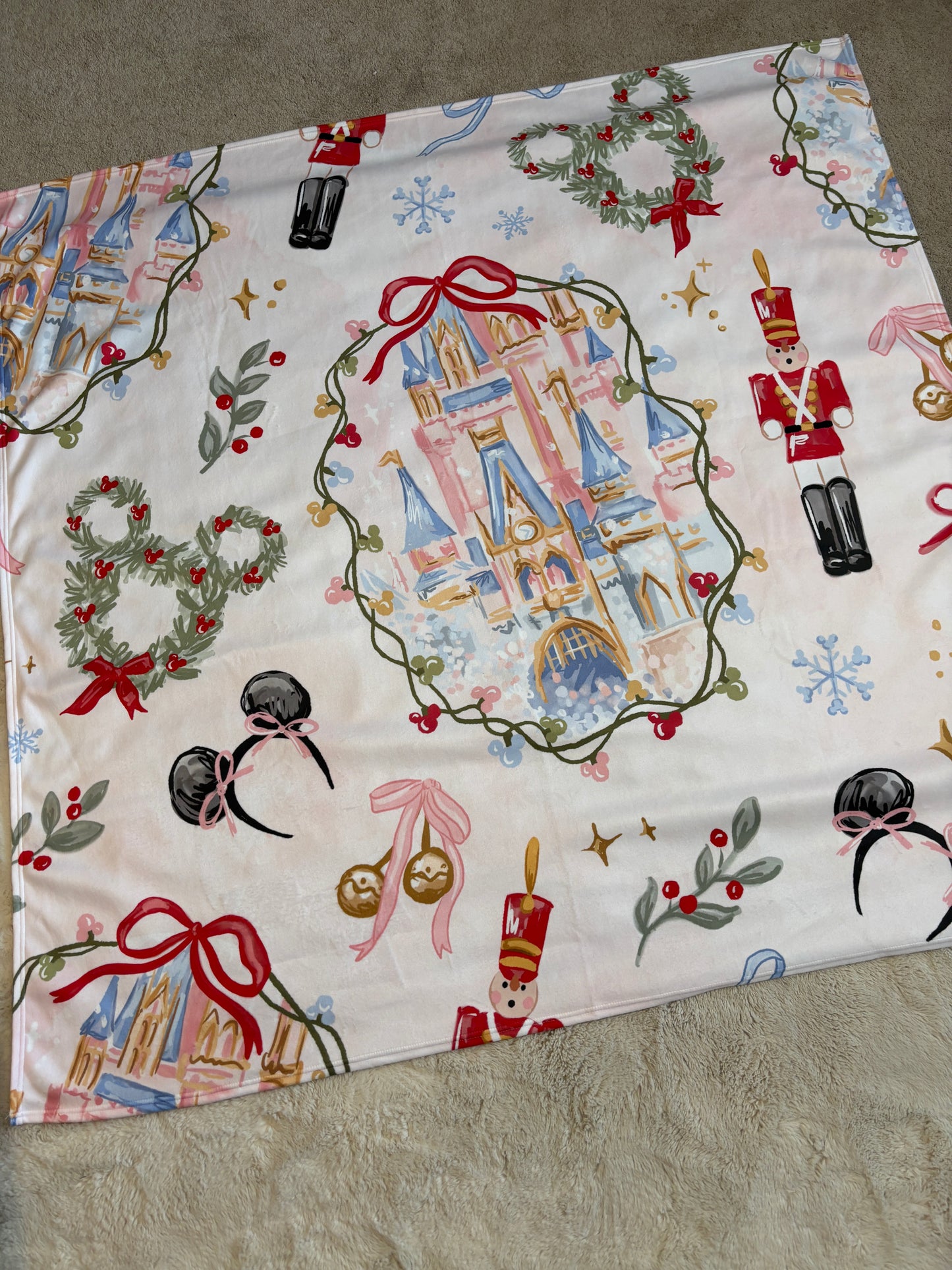 Christmas Magical Castle Blanket