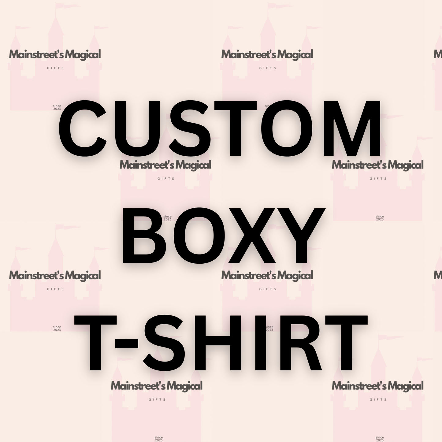 CUSTOM BOXY T-SHIRT