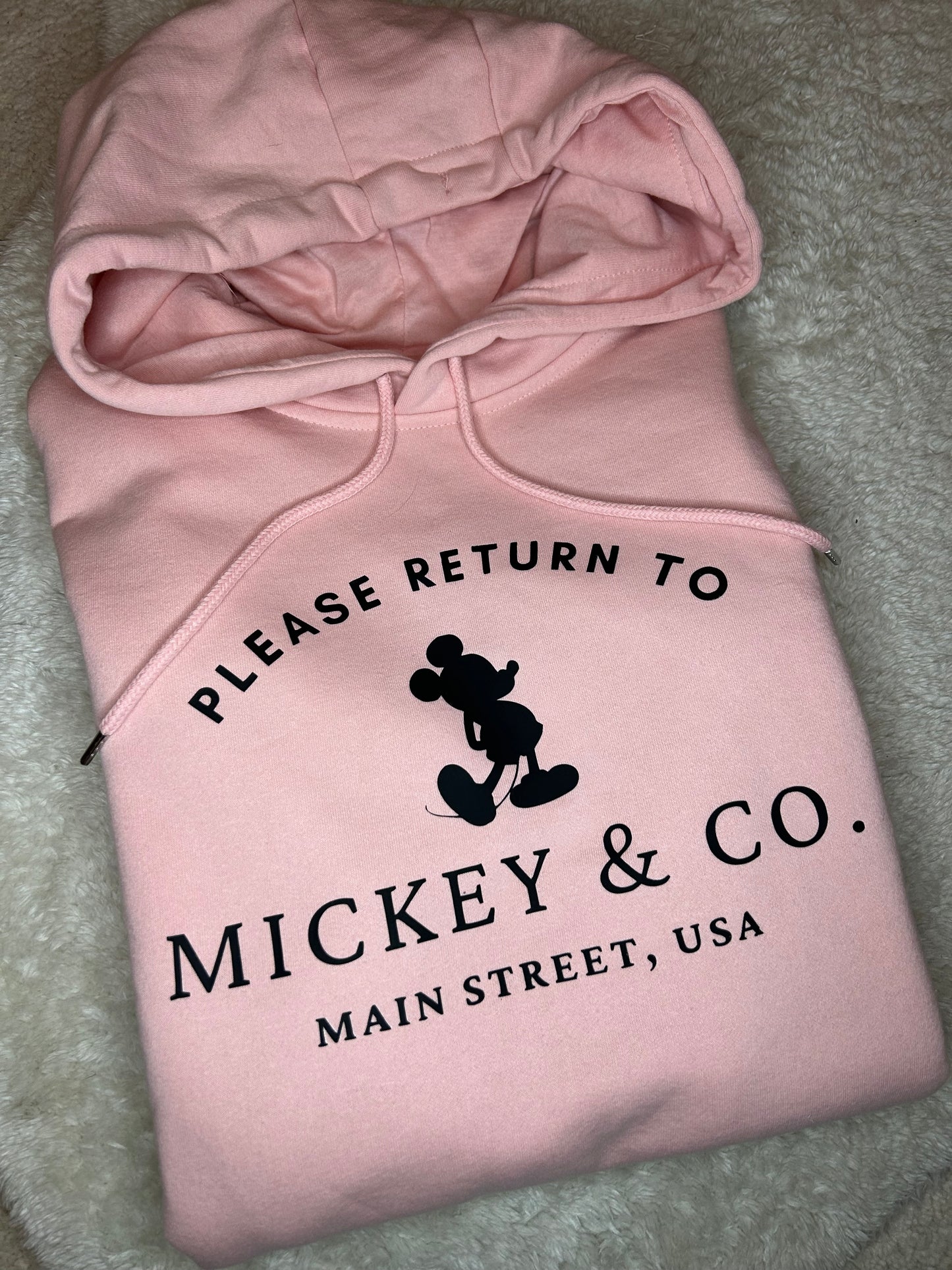 ‘Please return to Mickey & Co’
