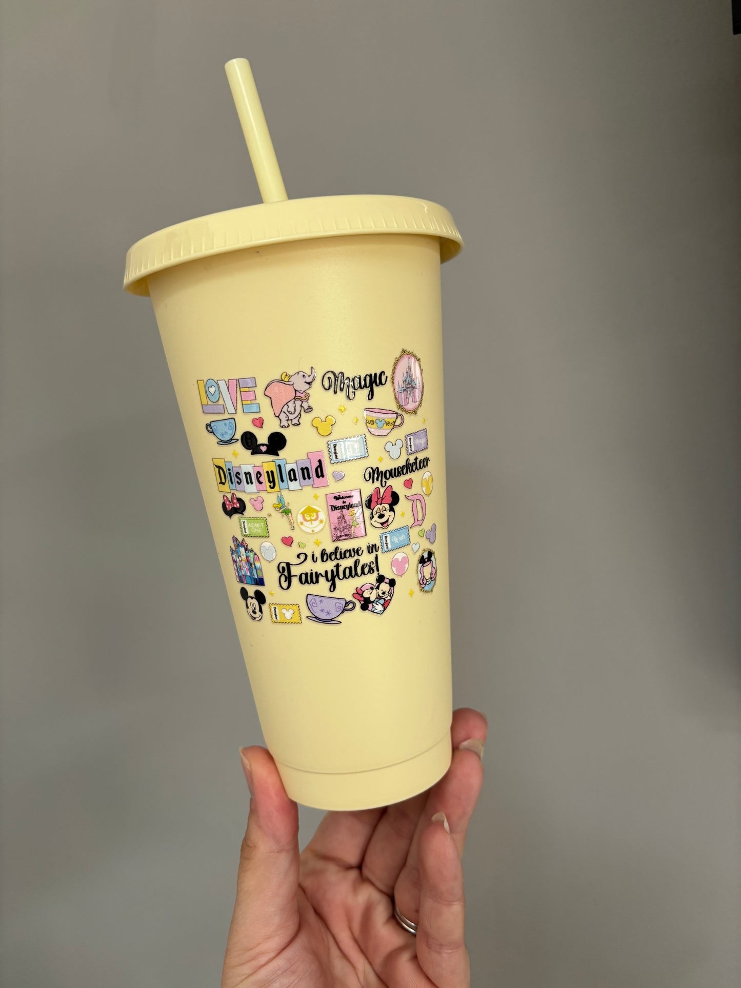 Disneyland lemon 24oz cold cup