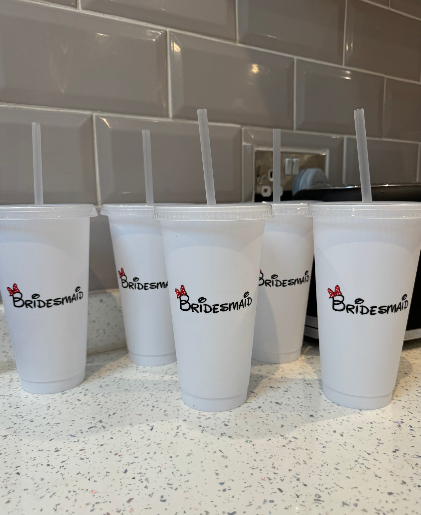 Disney bridesmaid cold cup 24oz