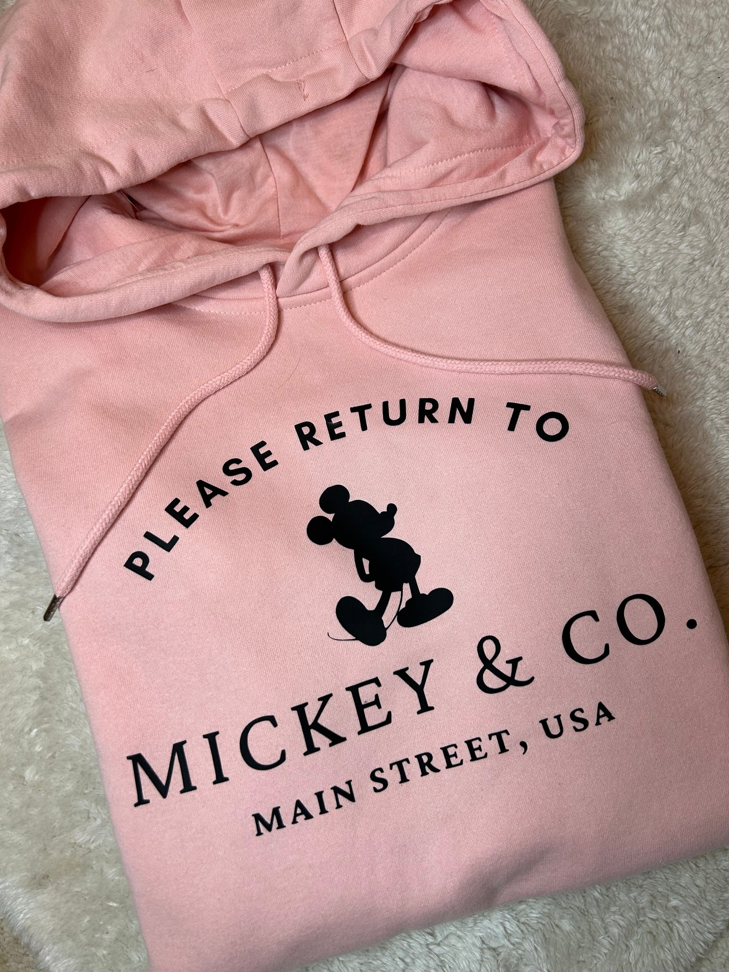 ‘Please return to Mickey & Co’