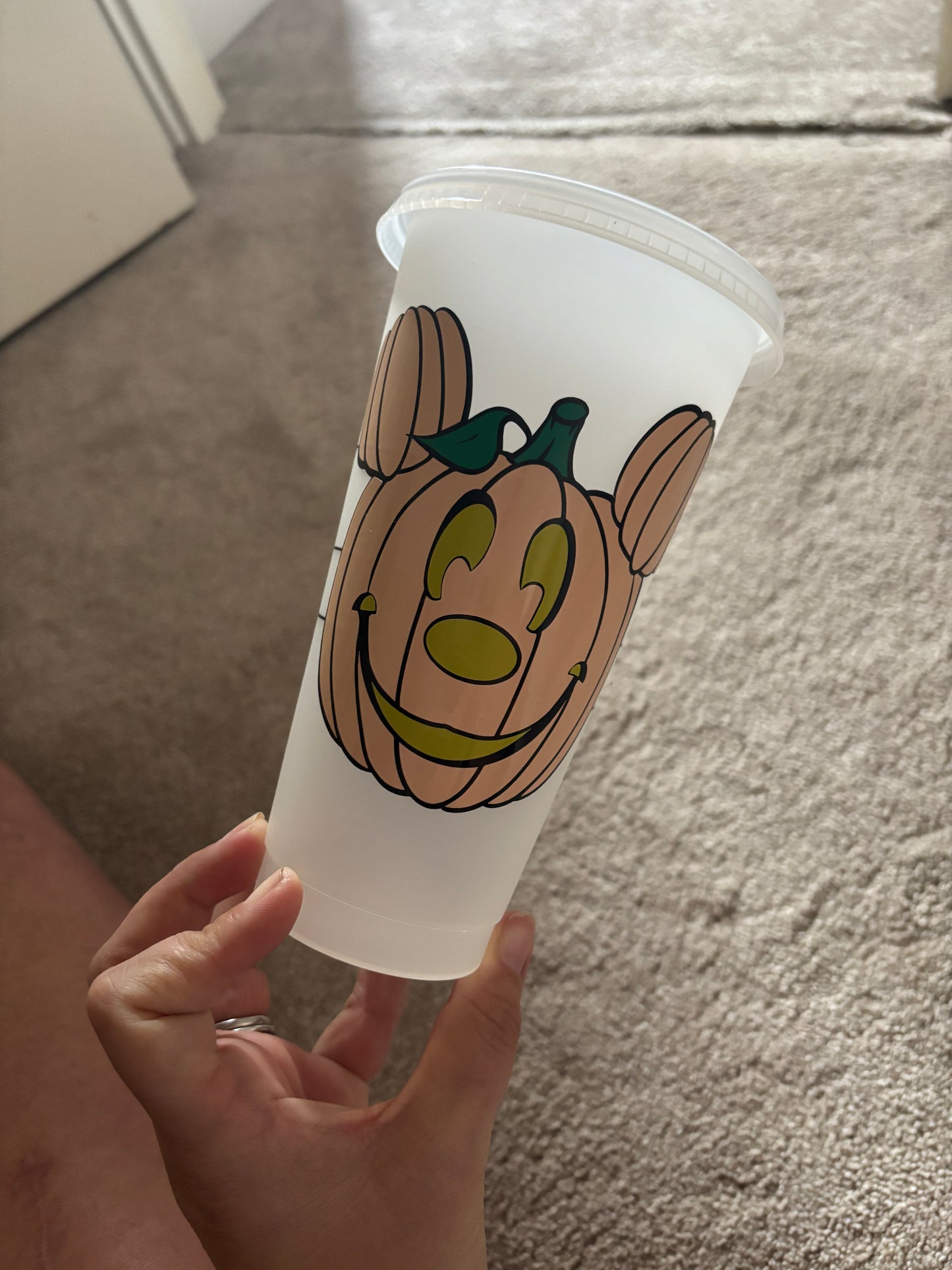 Mickey Pumpkin x Starbucks tumbler CAN BE PERSONALISED