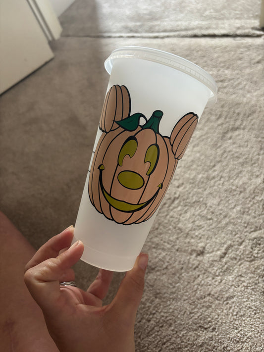 Mickey Pumpkin x Starbucks tumbler CAN BE PERSONALISED