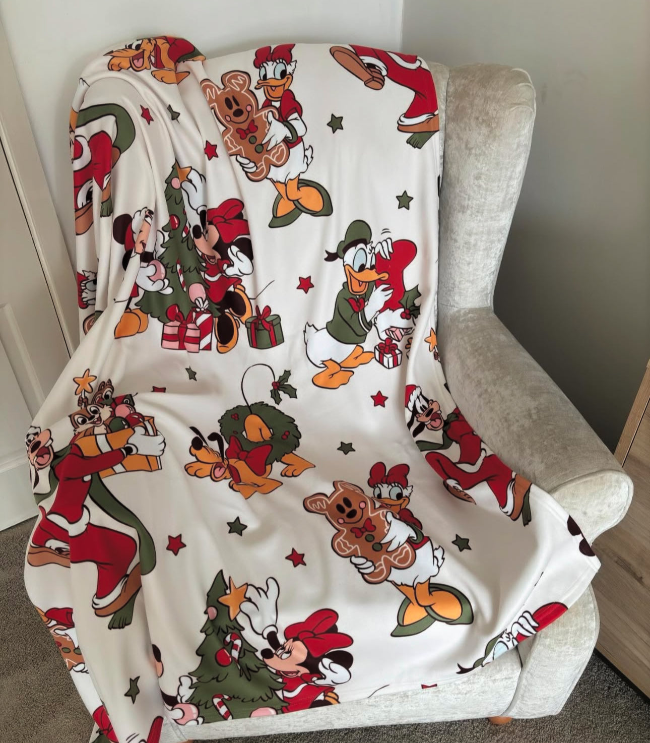 Christmas Disney classic blanket