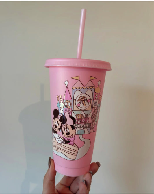 Fantasyland Pink 24oz cold cup