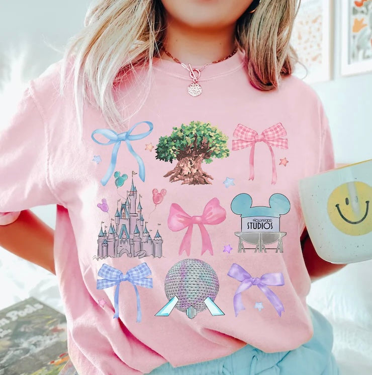 WDW 4 parks with bows