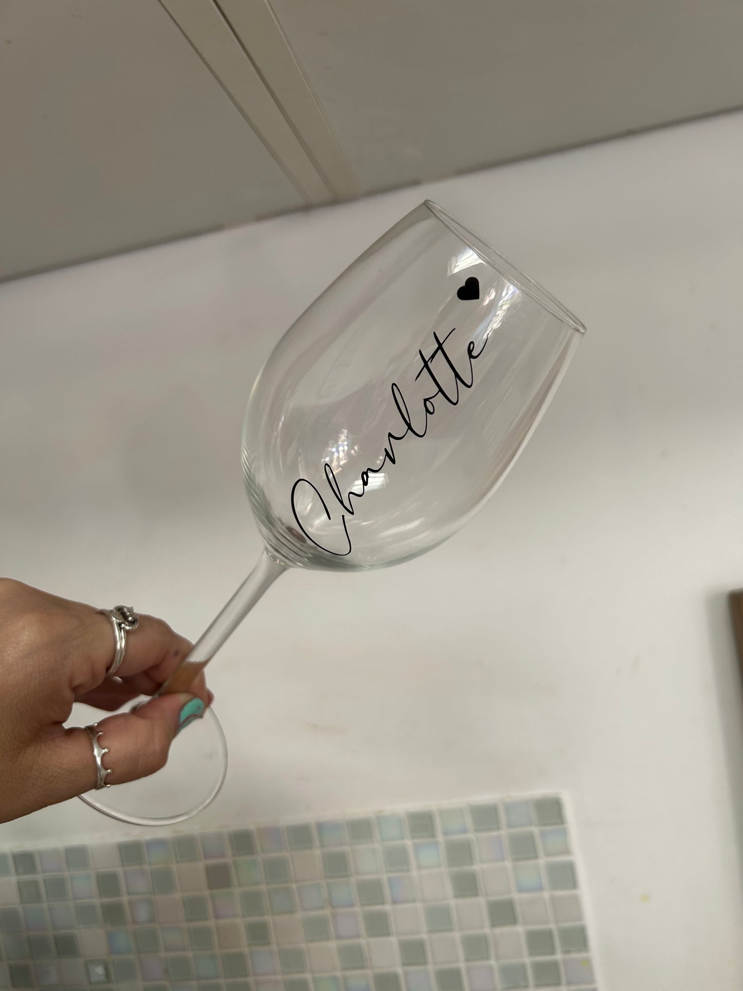 Personalised Wine glass