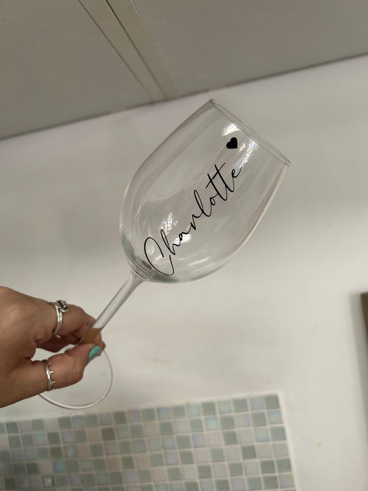 Personalised Wine glass