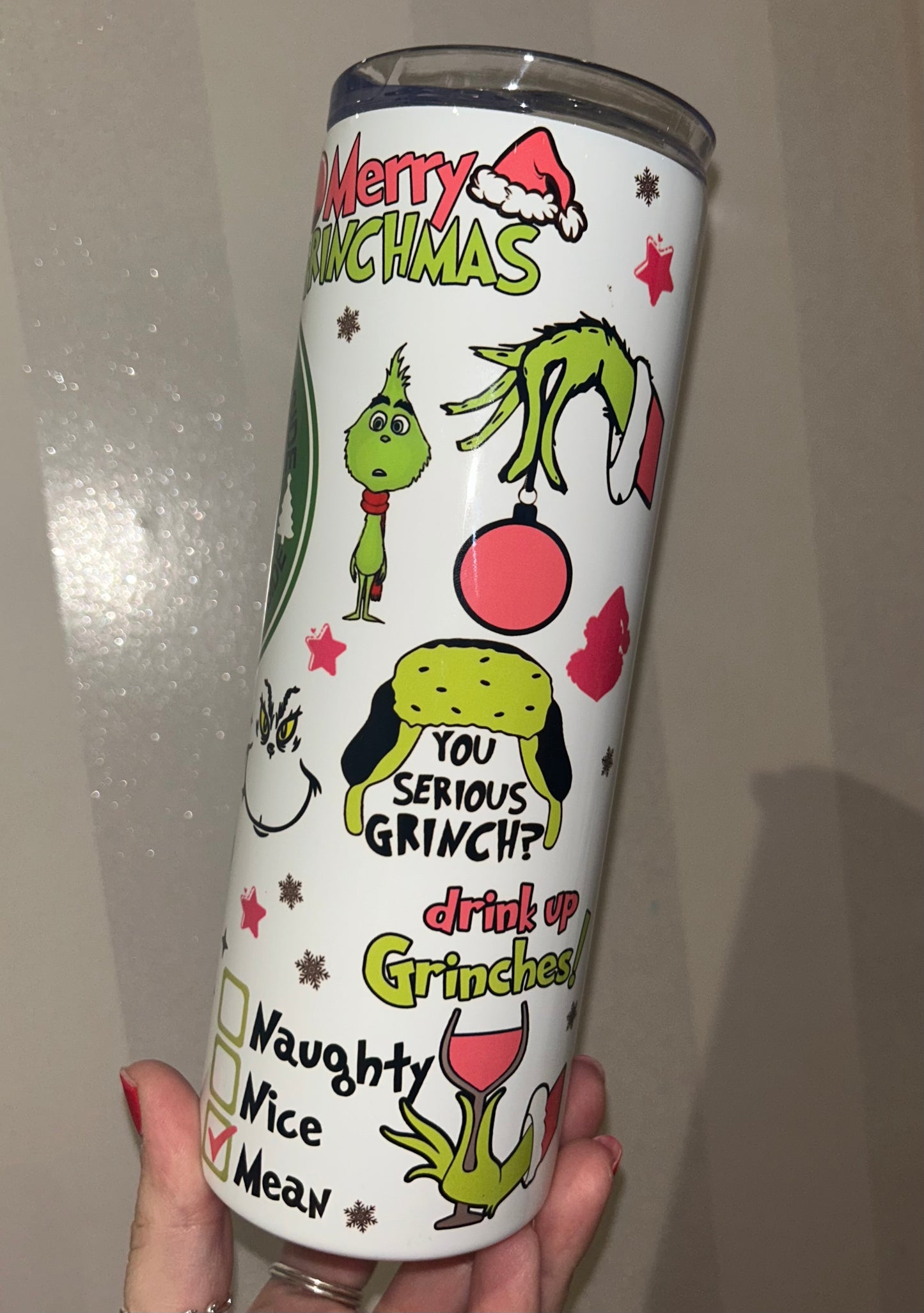 Grinch 20oz tumbler