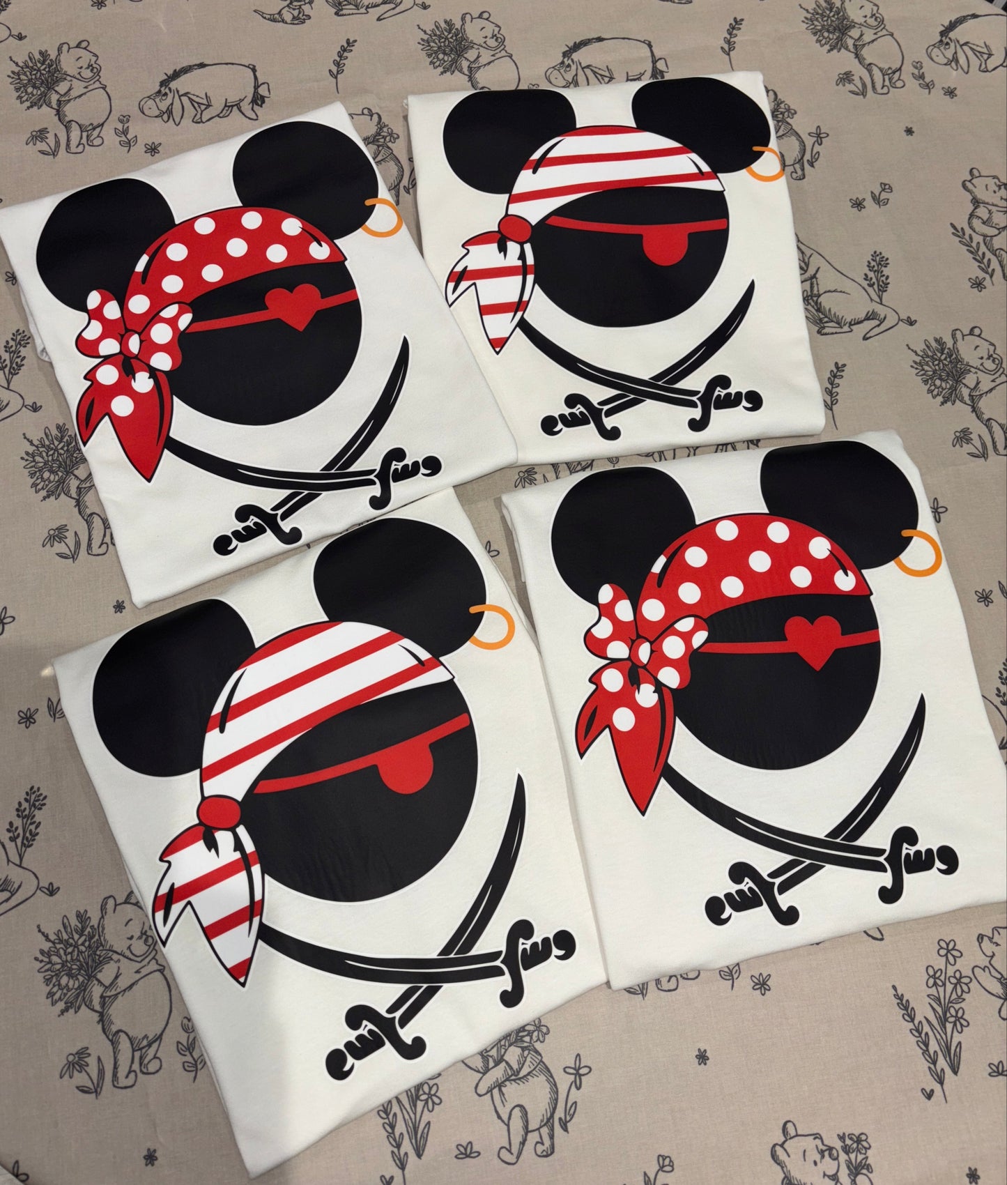 Mickey & Minnie Pirate T-shirts