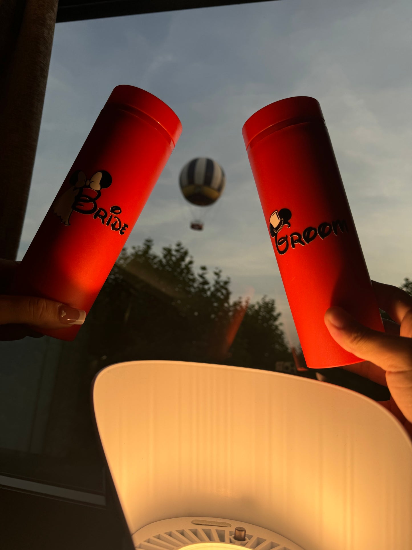 Disney Bride/Groom red Tumbler