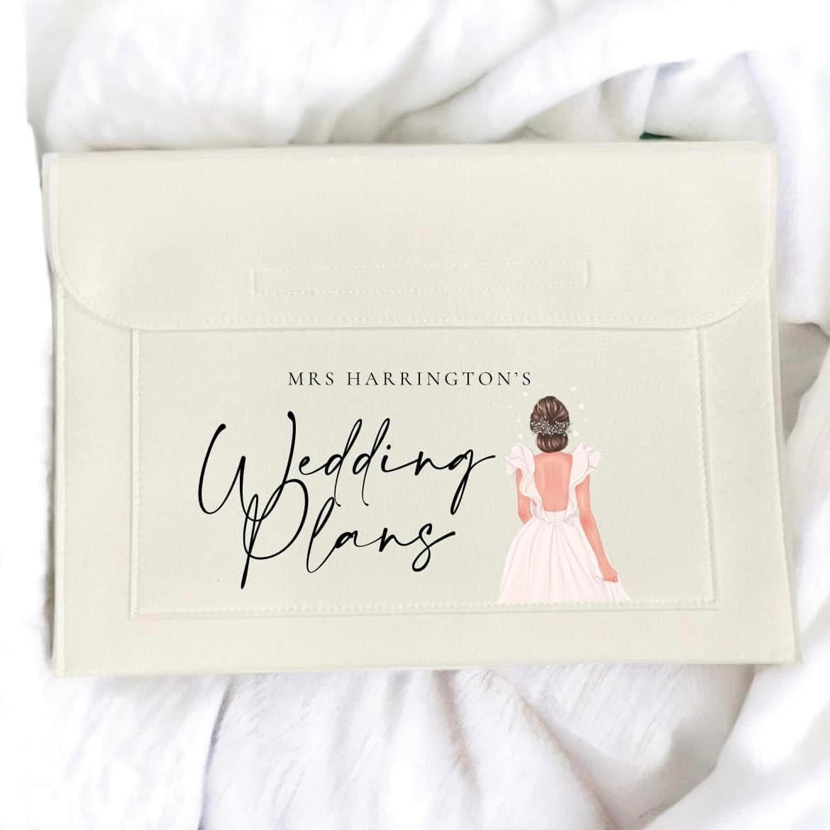 Wedding plans Folder - personalised