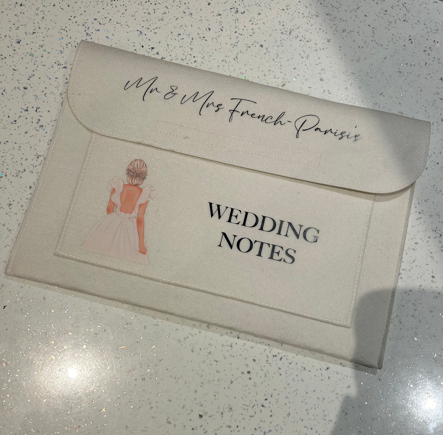 Wedding plans Folder - personalised