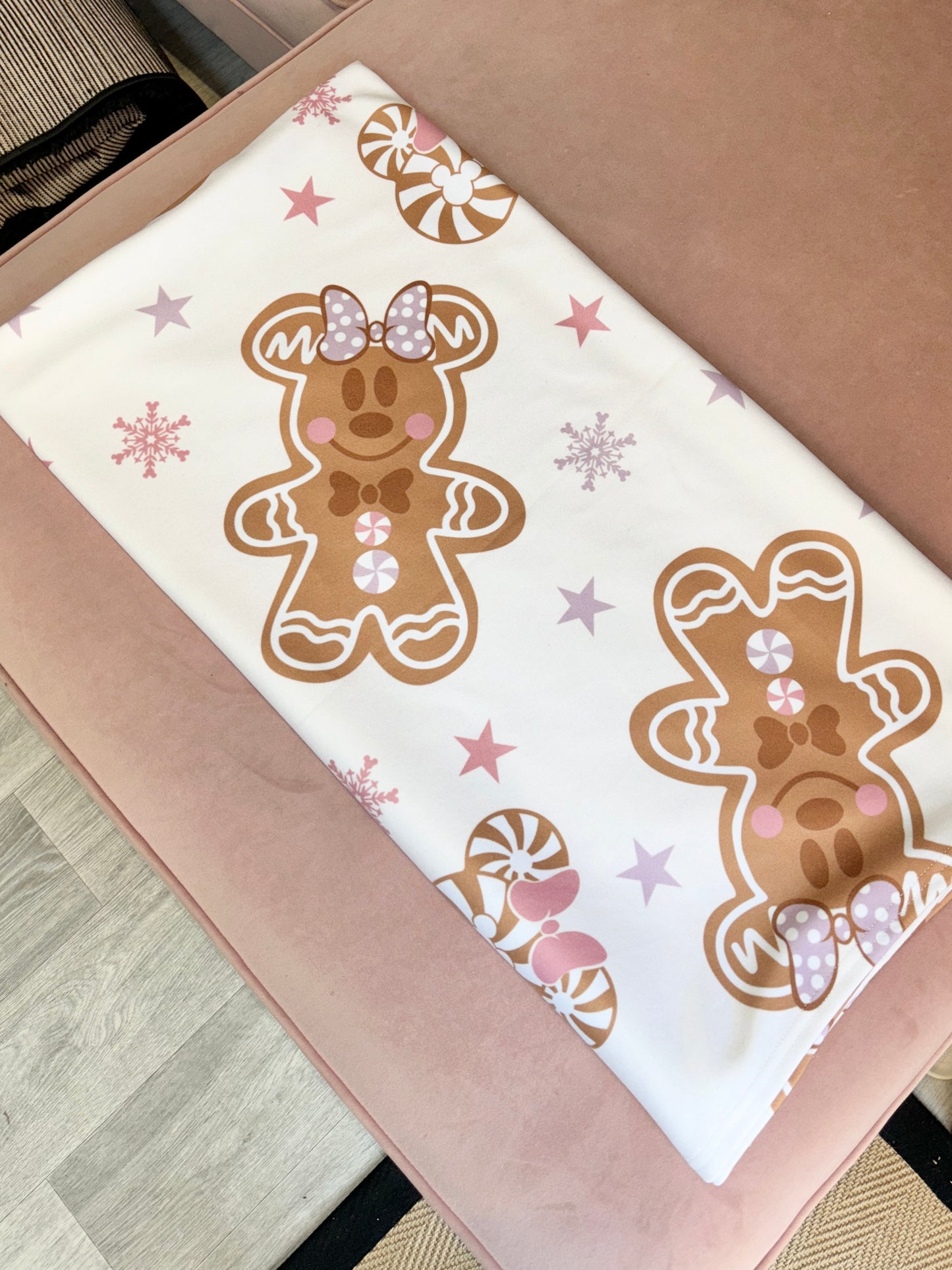 Christmas Gingerbread men blanket