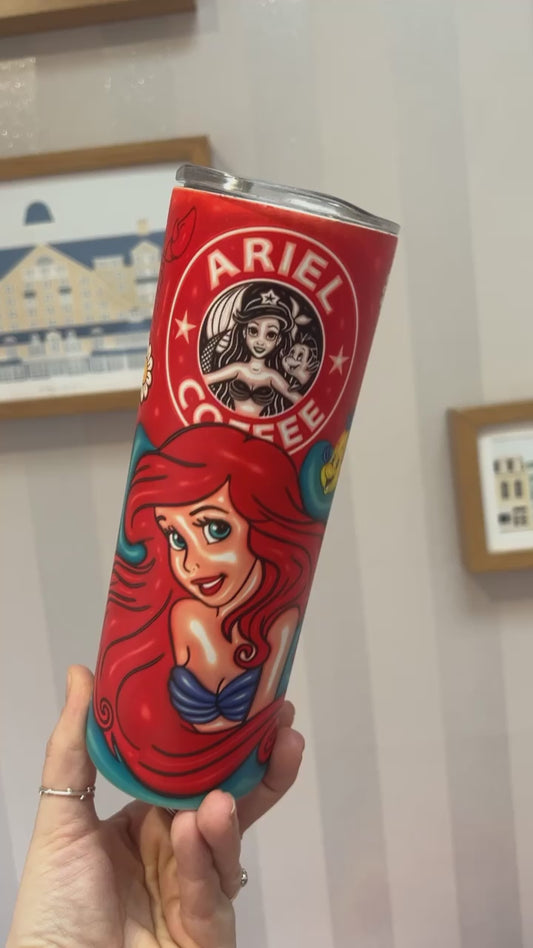 Ariel (little mermaid) 20oz tumbler