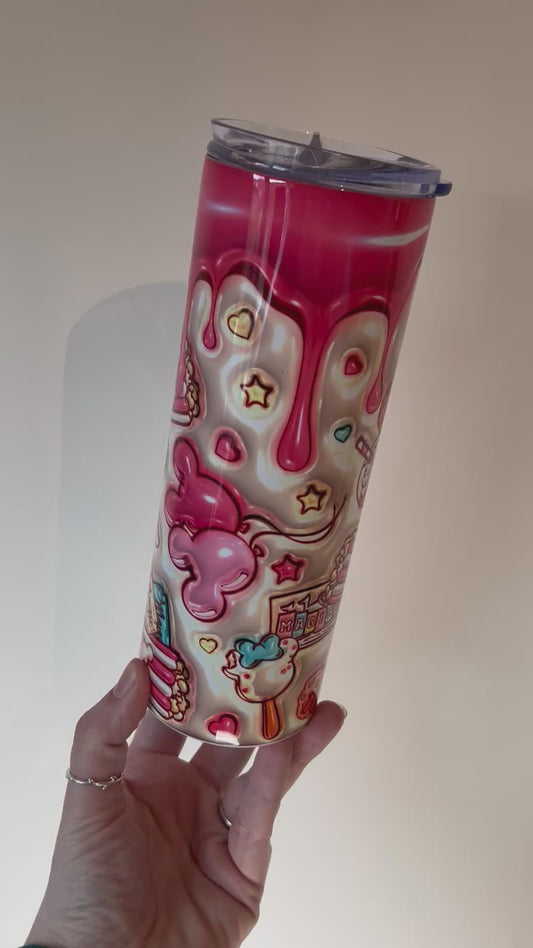 Disney parks 3D effect 20oz tumbler